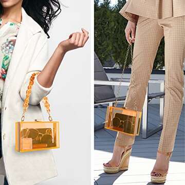 Stylish WJCD Women Clear Purse for Any Occasion