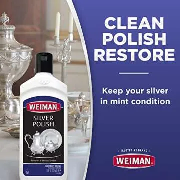 Weiman Silver Polish Restores Shine to Silver and Metals