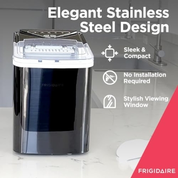 Compact Countertop Ice Maker - 26lbs Daily Ice Production