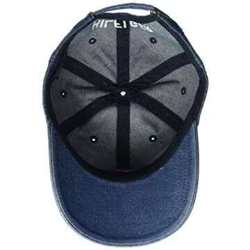 Tommy Hilfiger Men's Ardin Dad Baseball Cap, Denim, One Size