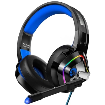 ZIUMIER Gaming Headset: Noise Canceling, Multi-Platform, Immersive Sound, Comfortable Design