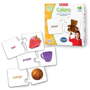 The Learning Journey Match It! - Colors - Fun Self-Correcting Puzzle for Kids
