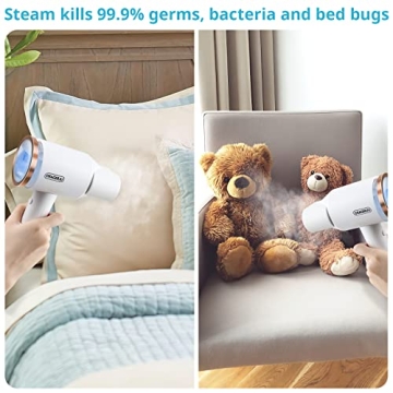 Portable Steamer for Clothes - Oragerju 2 in 1 Travel Iron