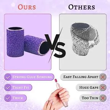 Nail Drill Sanding Bands Set - 300pcs with Mandrel Bits