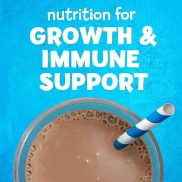 PediaSure Grow & Gain With Immune Support Shake Mix Powder, Kids Protein Shake, Chocolate, 14.1 oz Can, Pack of 3—24 Servings