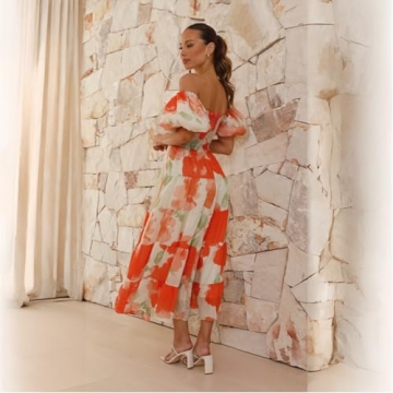 Floral V-Neck Maxi Dress for Women - Summer Style Unleashed