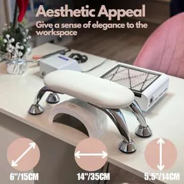 Sorreni Nail Arm Rest - Premium Non-slip Design for Comfort