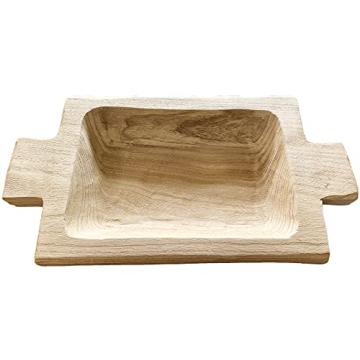 Artisane Kingston Dough Tray Paulownia Wood Decor Parmesan Brown