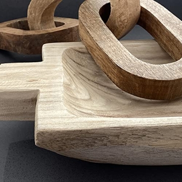 Artisane Kingston Dough Tray Paulownia Wood Decor Parmesan Brown