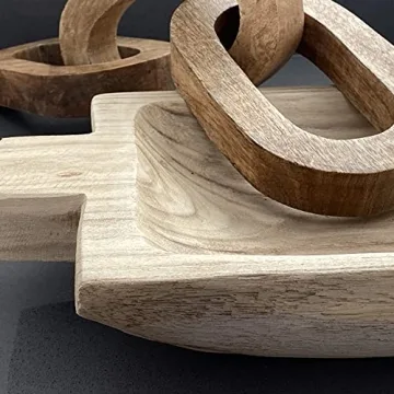 Artisane Kingston Dough Tray Paulownia Wood Decor Parmesan Brown