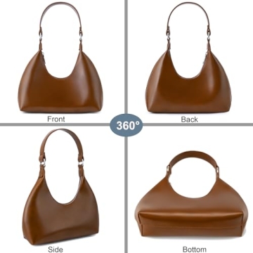 Stylish Retro Vegan Leather Shoulder Bags for Women