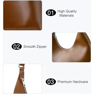 Stylish Retro Vegan Leather Shoulder Bags for Women