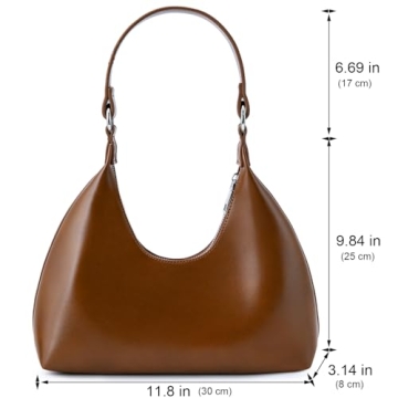 Stylish Retro Vegan Leather Shoulder Bags for Women