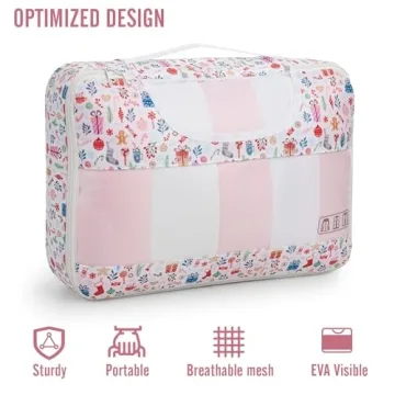 Veken 8 Set Packing Cubes for Stress-Free Travel Organization