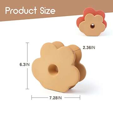 RECAT Ceramic Vase, Art Flower Vase, Minimalist Style Home Decor for Living Room, Table Shelf, Weddi...