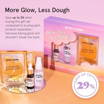 Award Winning Dew-Tox & Chill Skincare Gift Set for Her