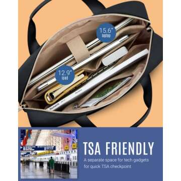 LIGHT FLIGHT 15.6 Inch Laptop Briefcase - Stylish & Durable