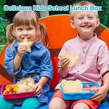 HINZER 8 Pcs Uncrustable Sandwich Cutter Maker, Bear Mouse Unicorn Star Shape Sandwich Cutters for Kids Lunch, Bread Decruster Sandwiches Cruster Fruit Cutters Cookie Mold for Boys Girls Bento Box