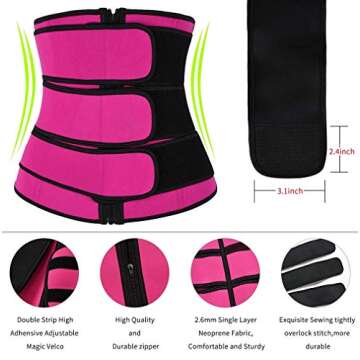 IMUZYN Waist Trainer for Women - Workout Corsets & Tummy Control