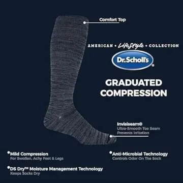 Dr. Scholl's Compression Socks - Comfort for Active Men