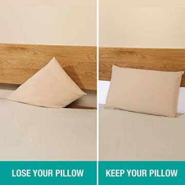 Vekkia Queen Bed Wedge Pillow for Headboard/Wedge Pillow Headboard/Bed Gap Filler/Headboard Pillow,P...