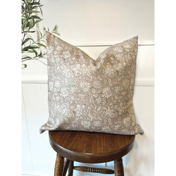 Vintage Floral Pillow Cover by Clasica Studio 18x18 Cozy Charm