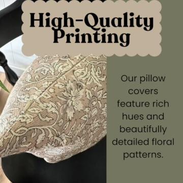 Vintage Floral Pillow Cover by Clasica Studio 18x18 Cozy Charm