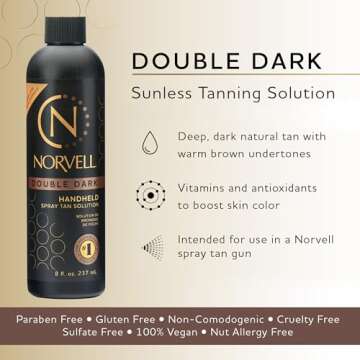 Norvell Premium Sunless Tanning Solution - Double Dark, 8 fl.oz.