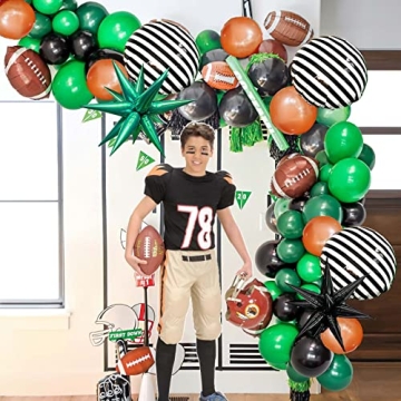 Football Balloon Garland Kit for Parties and Events
