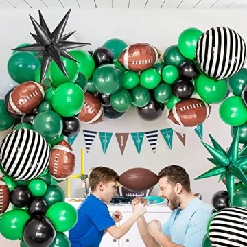 Football Balloon Garland Kit for Parties and Events