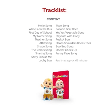 Tonies JJ Audio Play CoComelon 20 Songs Screen-Free Fun