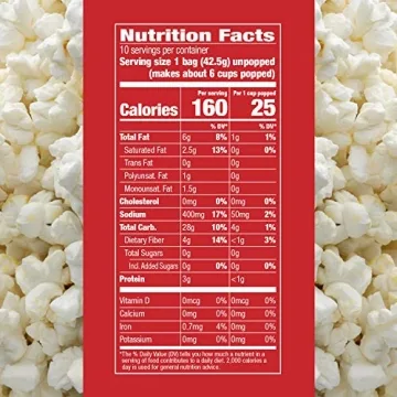 Skinnygirl Butter Sea Salt Microwave Popcorn 10 Mini Bags