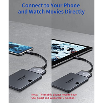 JSAUX SATA to USB C Cable for Fast Data Transfer