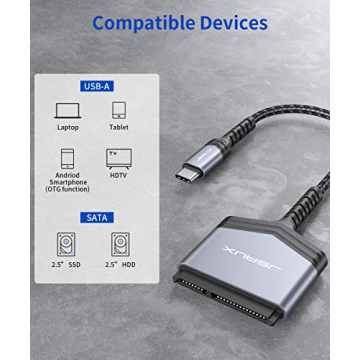JSAUX SATA to USB C Cable for Fast Data Transfer