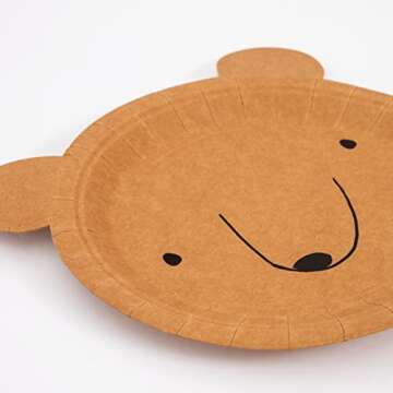 Meri Meri Bear Small Plates (Pack of 12)