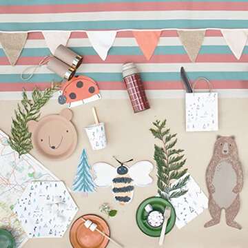 Meri Meri Bear Small Plates (Pack of 12)