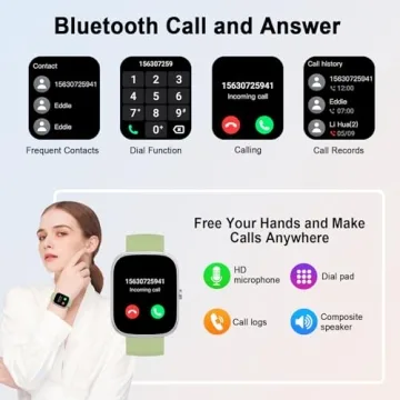 UAUE-T60 1.91" Smart Watch with Call Feature and Sports Modes