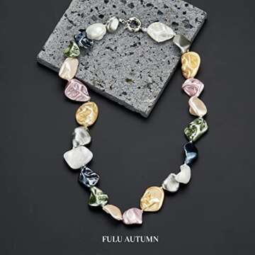 Elegant Pearl Choker Necklace for Women - Boho Beaded Statement Jewelry