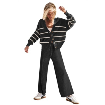 Womens Cozy Trendy 2 Piece Matching Sweater Set