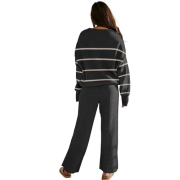 Womens Cozy Trendy 2 Piece Matching Sweater Set