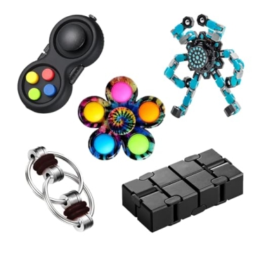 Fidget Toys Set - Infinity Cube, Spinners & More for Stress Relief