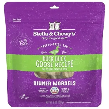 Stella & Chewy's Freeze-Dried Raw Cat Dinner Morsels – Grain Free, Protein Rich Cat & Kitten Food ...