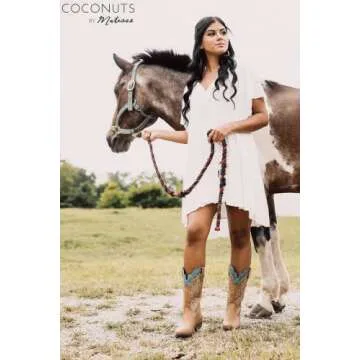 Coconuts by Matisse Cimmaron Faux Leather Cowgirl Boots
