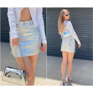 Silver Evening Bag for Women - Stylish Metallic Purse