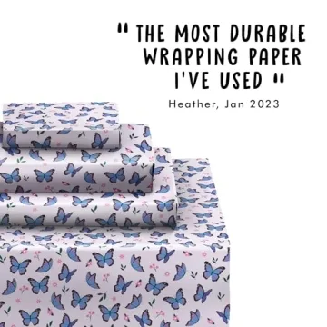 Central 23 Purple Butterflies Gift Wrap - Eco-Friendly