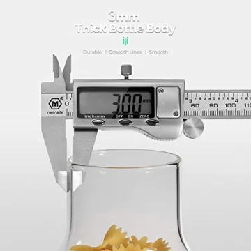 ComSaf Airtight Glass Storage Jars with Cork Lid