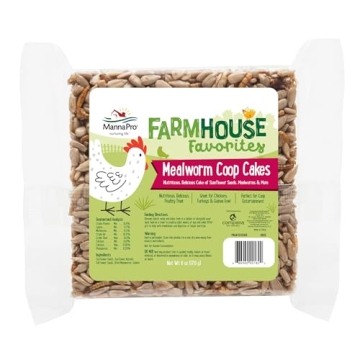Manna Pro Farmhouse Favorites Coop Cakes - Nutrient Rich Poultry Treats - 3 Count