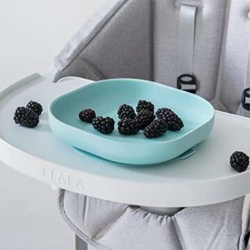 Beaba Silicone Baby Suction Plate, Non-Slip Suction Bottom - Easy to Clean, Silicone Plates for Baby...