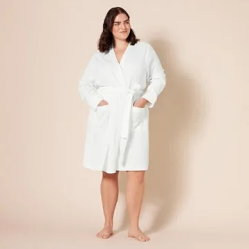 Comfortable Lightweight Waffle Robe for Women in Plus Size