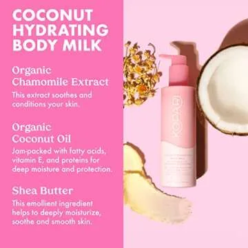 Kopari Hydrating Body Milk Lotion for Silky Smooth Skin